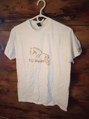 Womans White TC Stables Tshirt